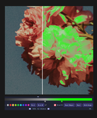 Gradient bar with white node adjusted
