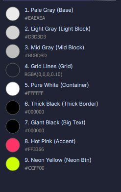 Element colors with Medium color levels