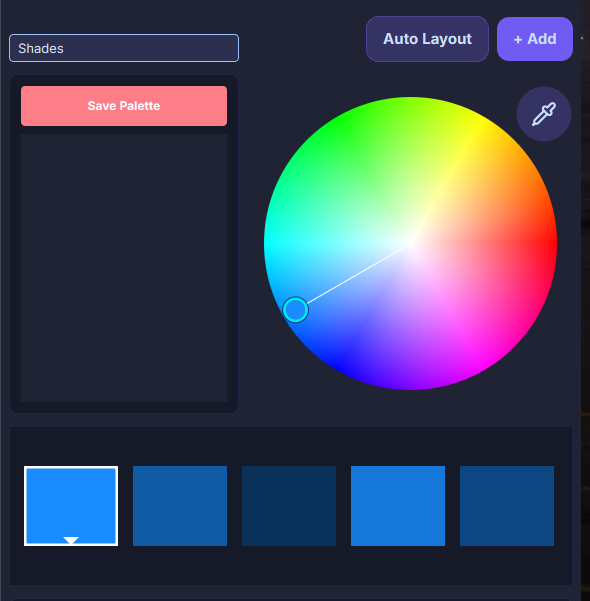 Shades color rule example