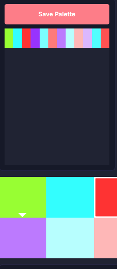 Spare color group list